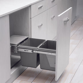 Thùng rác lắp âm tủ đặt bên dưới chậu rửa có giảm chấn - Viola