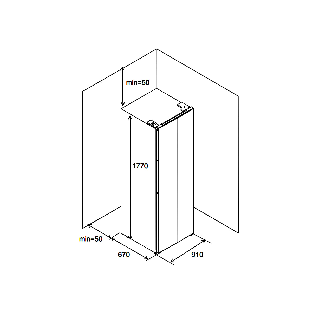 Tủ Lạnh SBS Hafele HF-SB5601FB