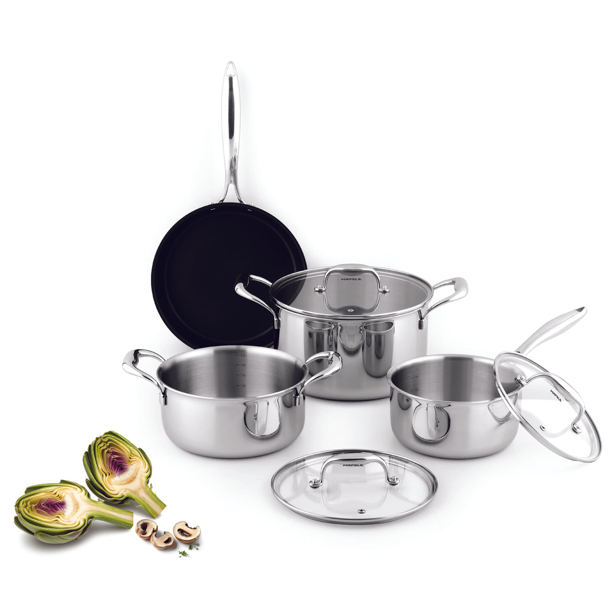 Bộ nồi chảo Hafele HS-CW4CX