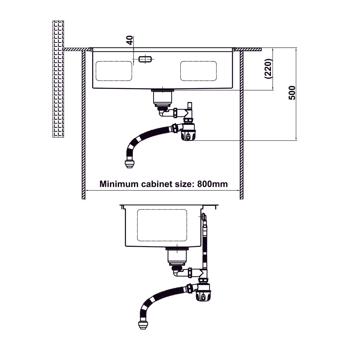 Chậu Inox Hafele WS R0 HS24-SSN1S-7650