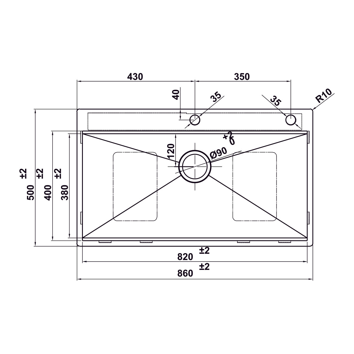 Chậu Inox Hafele WS R0 HS24-SSN1S-8650