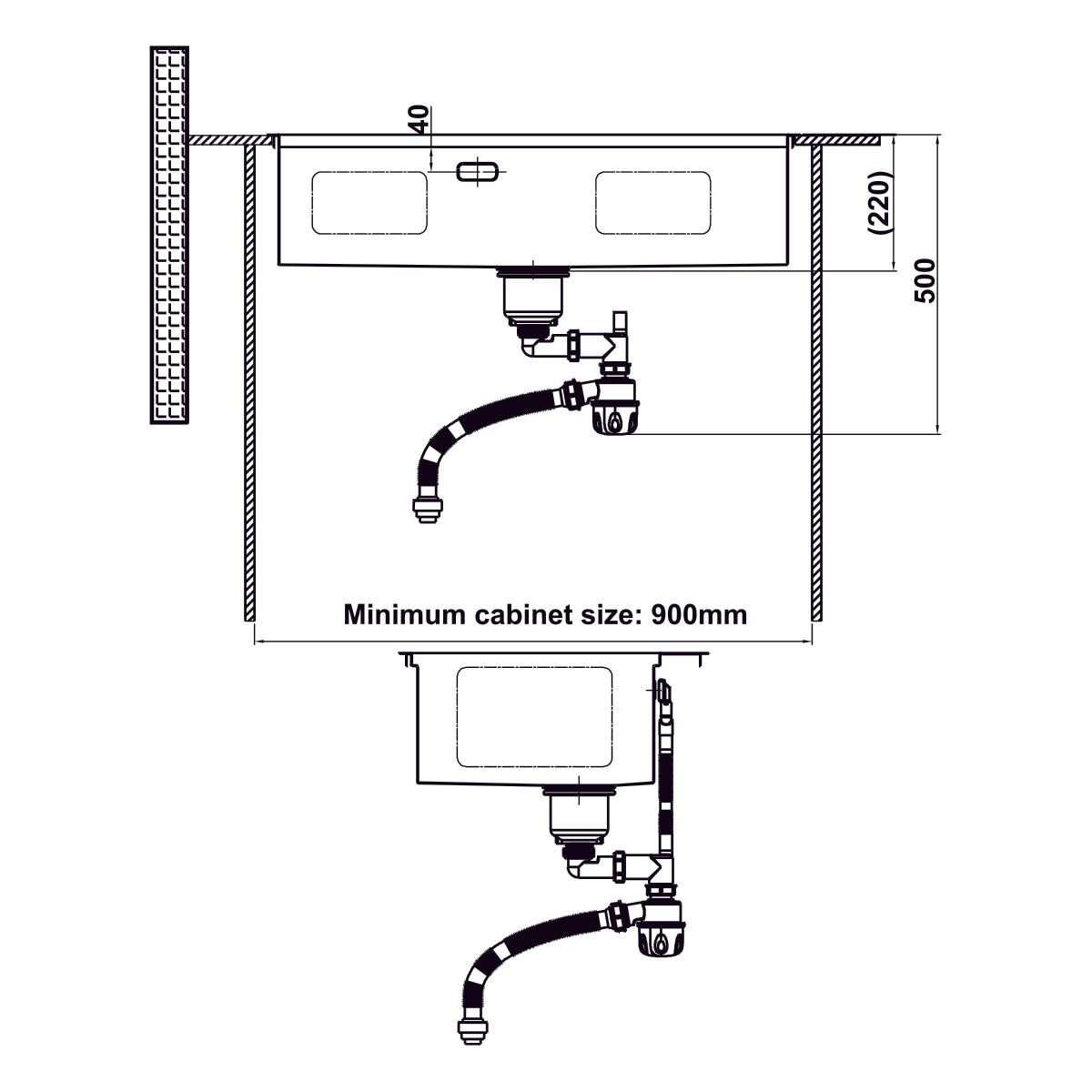 Chậu Inox Hafele WS R0 HS24-SSN1S-8650