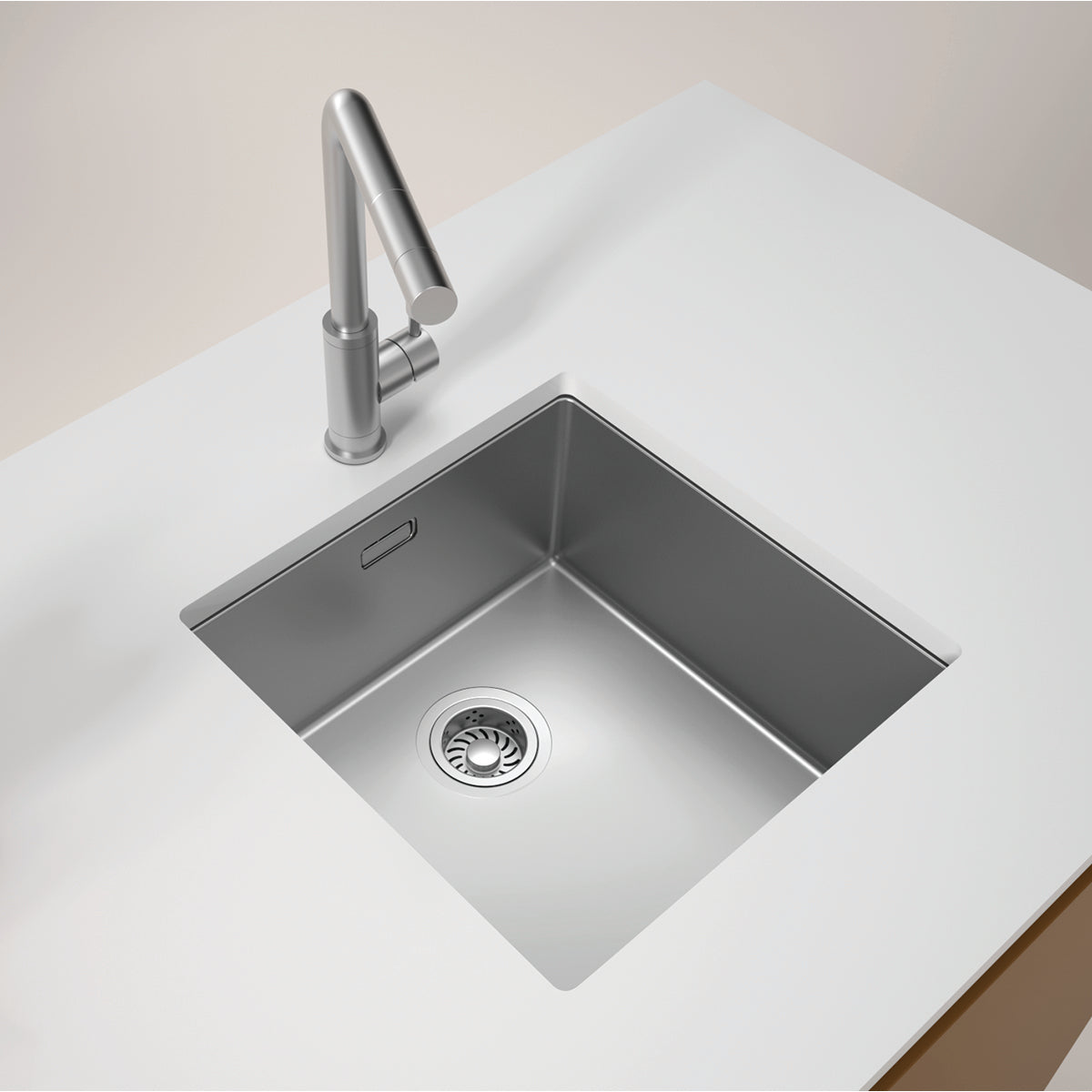 Chậu bếp Inox Hafele Satin R10 HS24-SSN1S-440