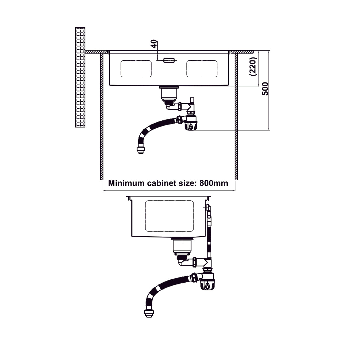 Chậu Inox Hafele WS R0 HS24-SSN1S-7644