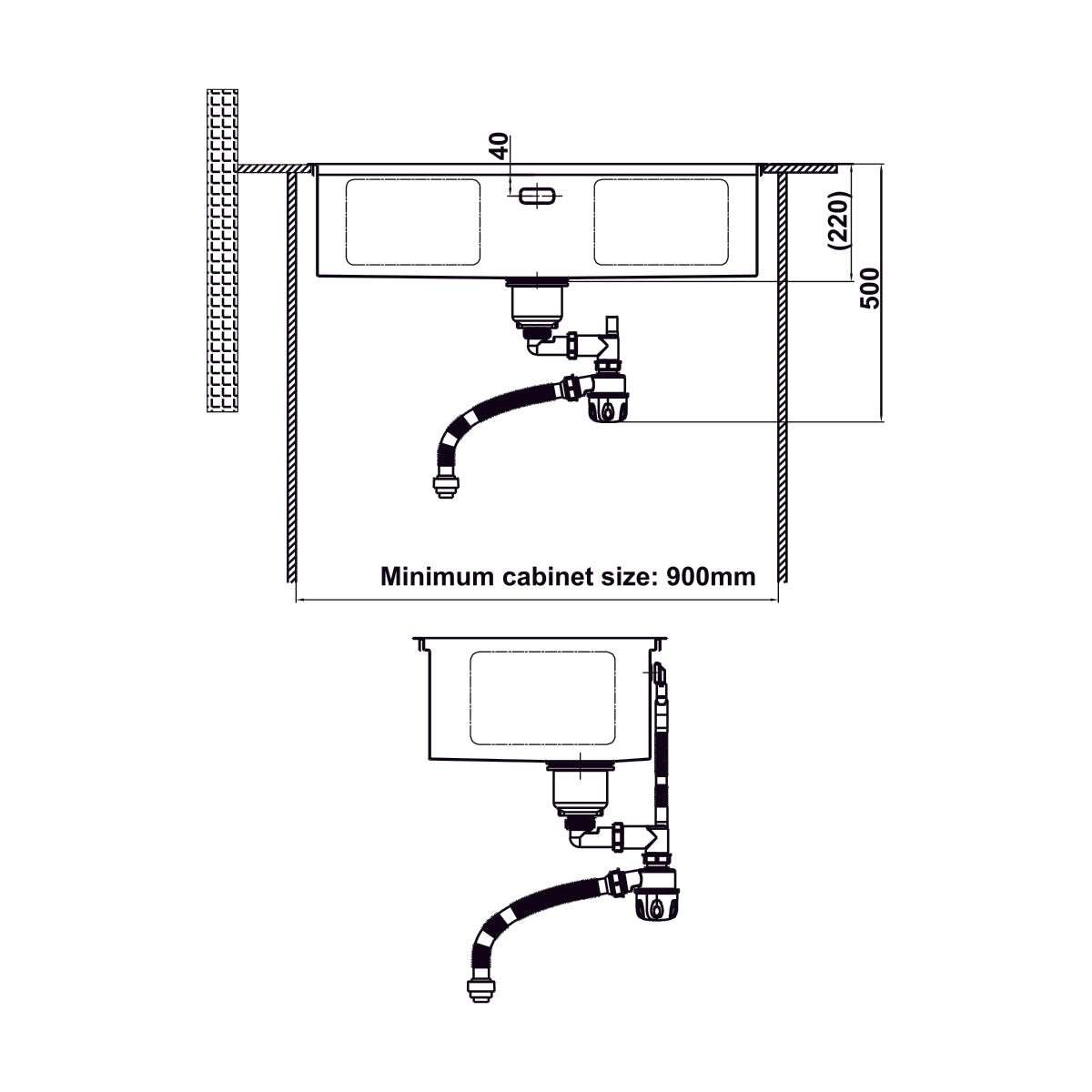 Chậu Inox Hafele WS R0 HS24-SSN1S-8644