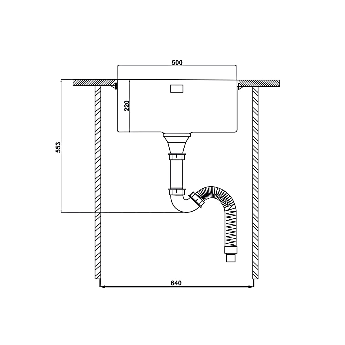 Chậu inox Hafele - HS21-SSN1S60P