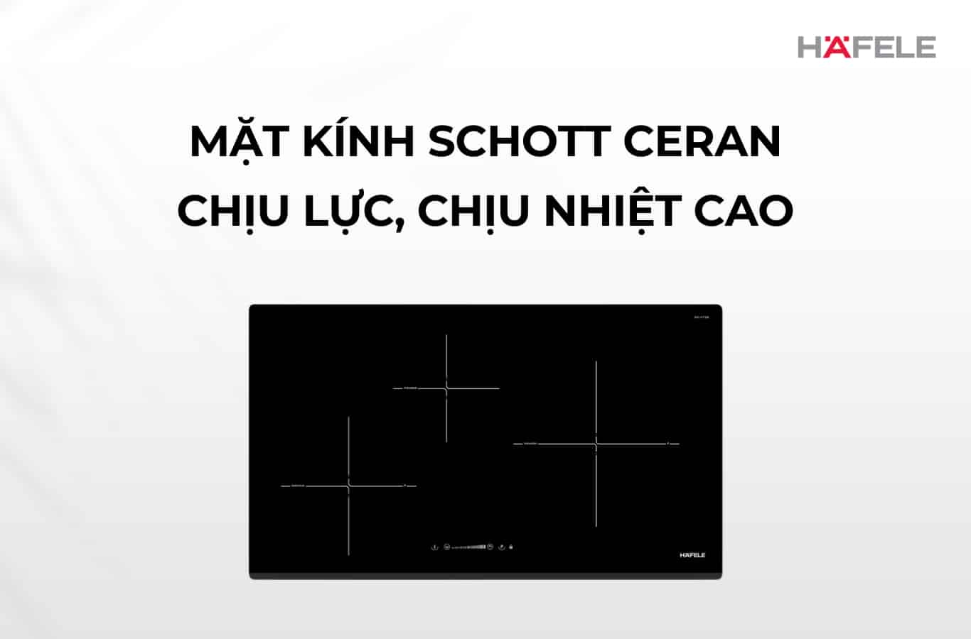 Bếp từ 3 vùng nấu Hafele HC-I773D