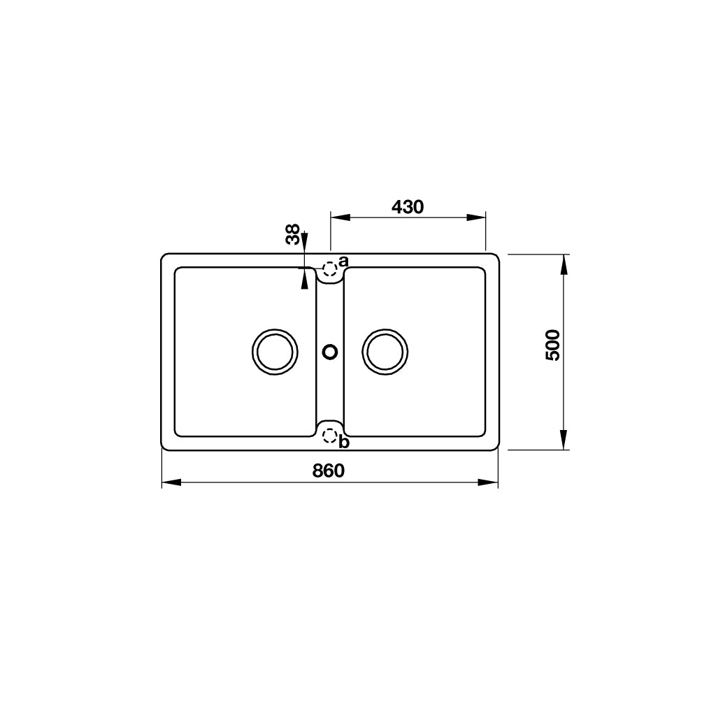 Chậu Granstone Hafele HS19-GEN2S90