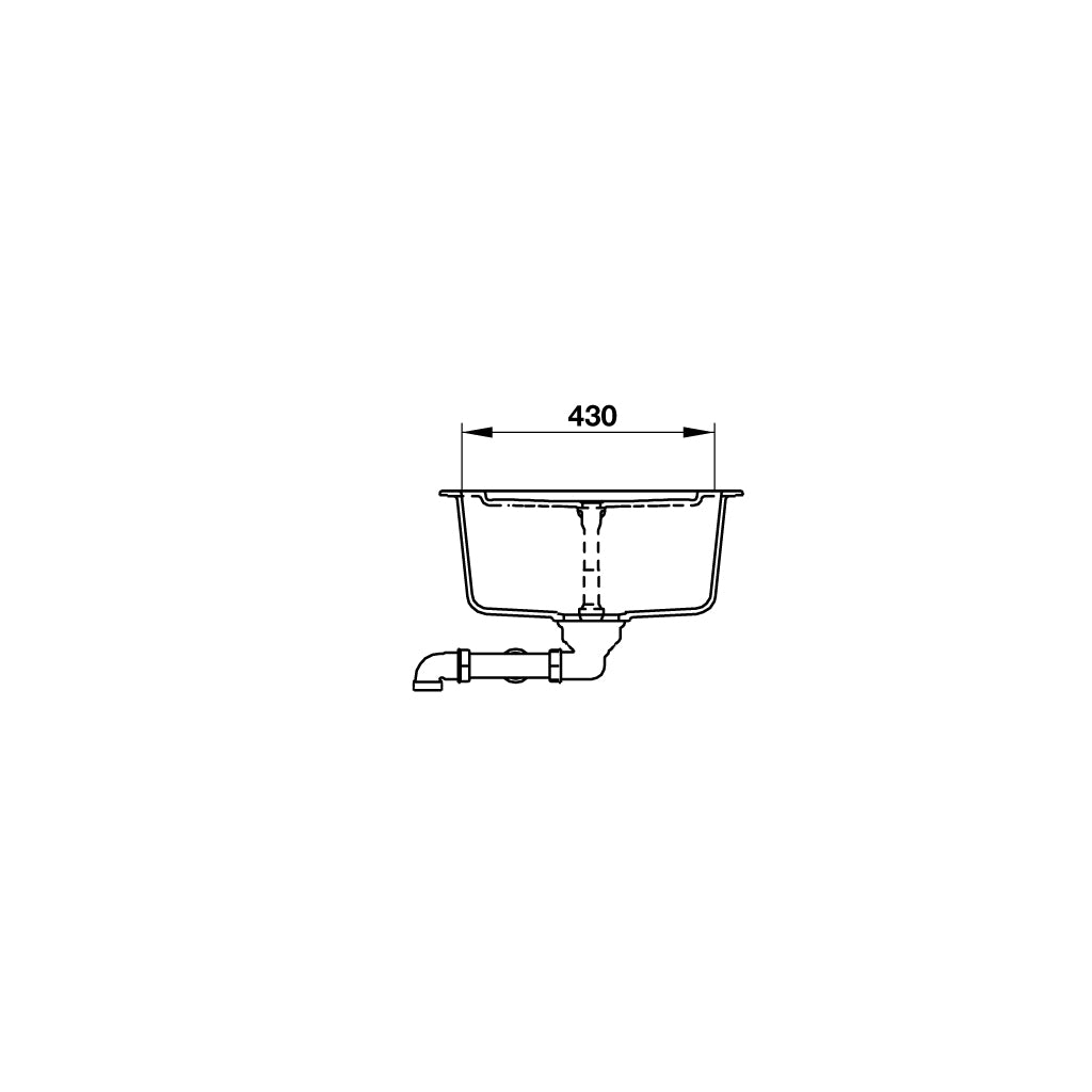 Chậu Granstone Hafele HS19-GEN2S90