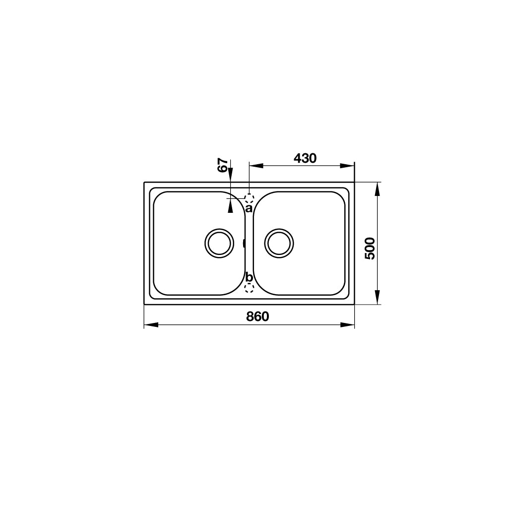 Chậu Granstone Hafele HS19-GEN2R90