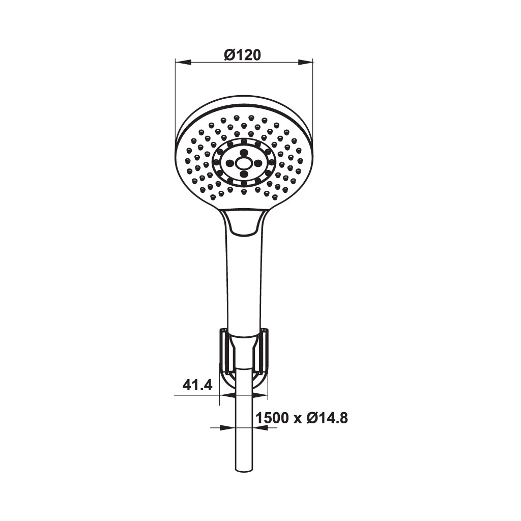 Bộ sen tay Hafele - AirSense 120R 3 chức năng