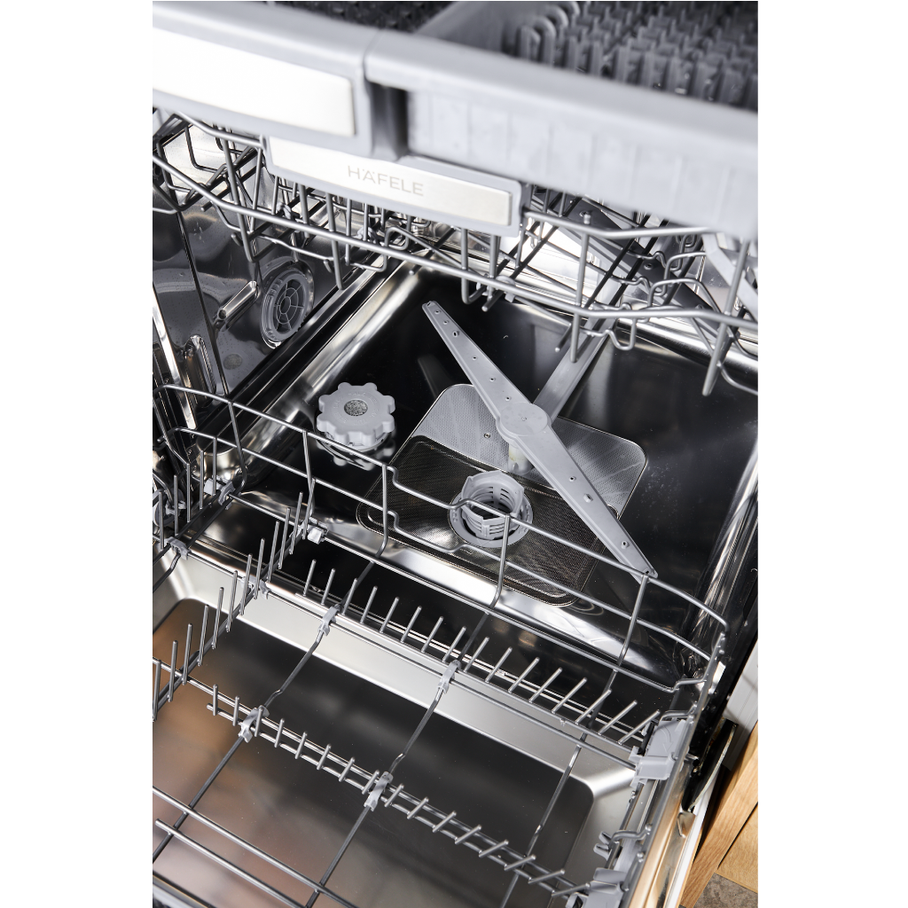Máy rửa chén âm bán phần bề mặt thép không gỉ HDW-HI60C