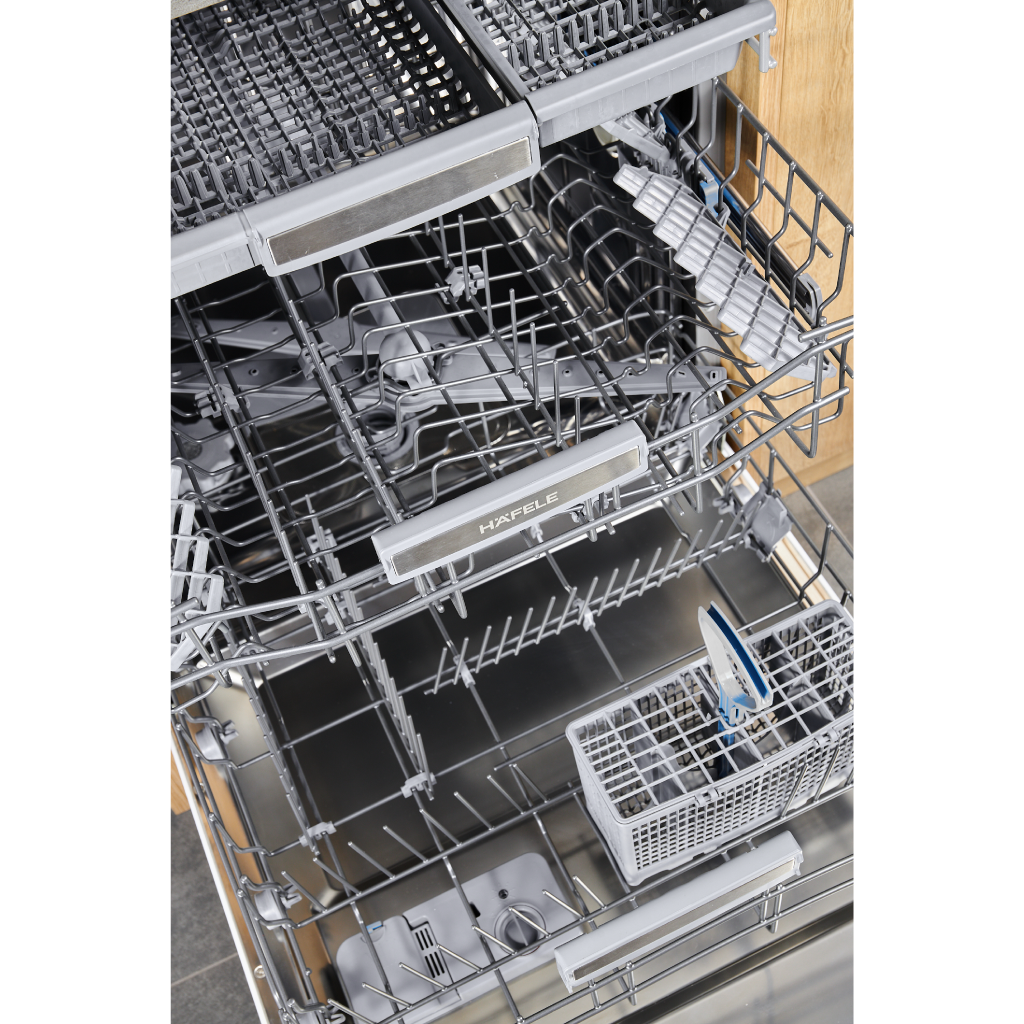 Máy rửa chén âm bán phần bề mặt thép không gỉ HDW-HI60C