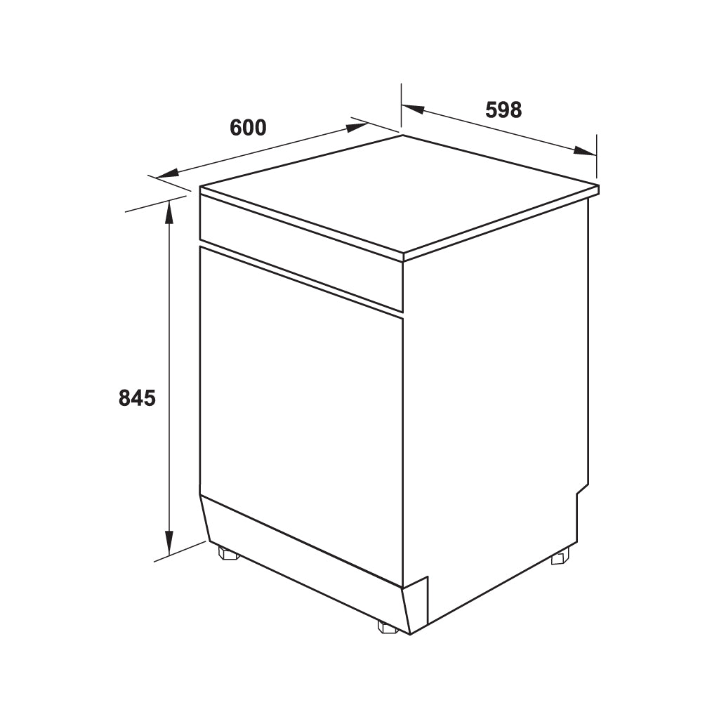 Máy rửa chén độc lập Hafele HDW-F60G