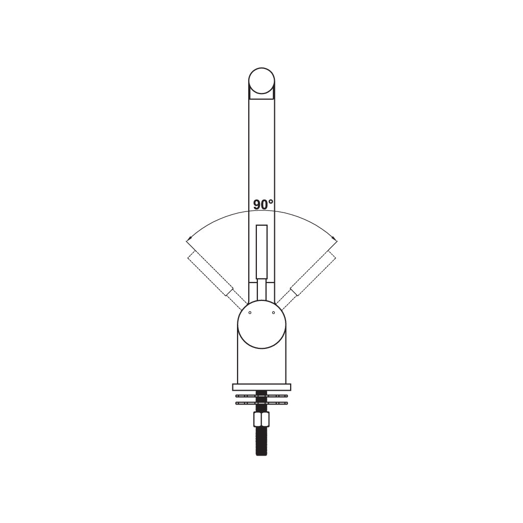 Vòi bếp Hafele HT21-CH2F271