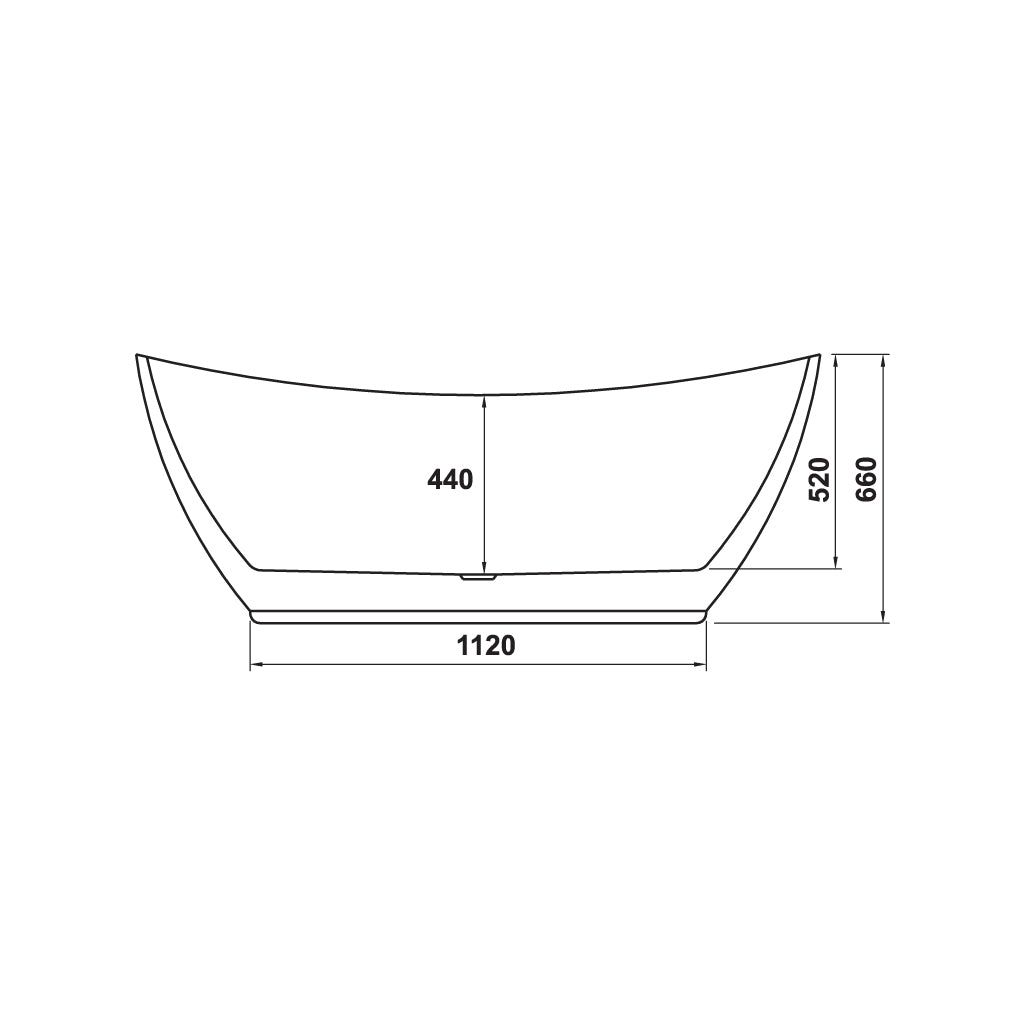 Bồn tắm độc lập Hafele - Nagoya hình bầu dục 1700