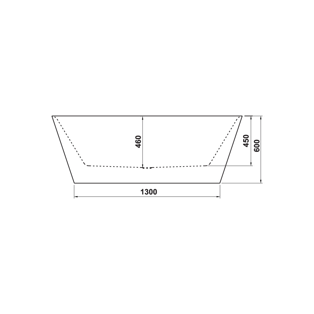 Bồn tắm độc lập Hafele - Nagoya hình chữ nhật 1700