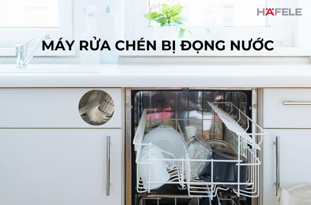 Máy rửa chén bị đọng nước: Nguyên nhân và giải pháp xử lý triệt để 