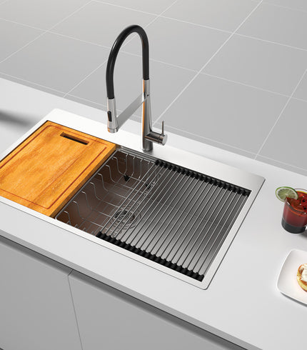 Chậu bếp inox workstation Lux-S R0