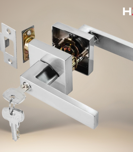 Khóa tay nắm gạt Hafele - Bền chắc, an toàn, dành cho cửa gỗ và cửa thép