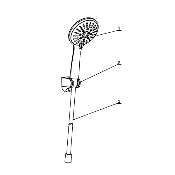 Bộ sen tay Hafele - Airsense 5 chức năng
