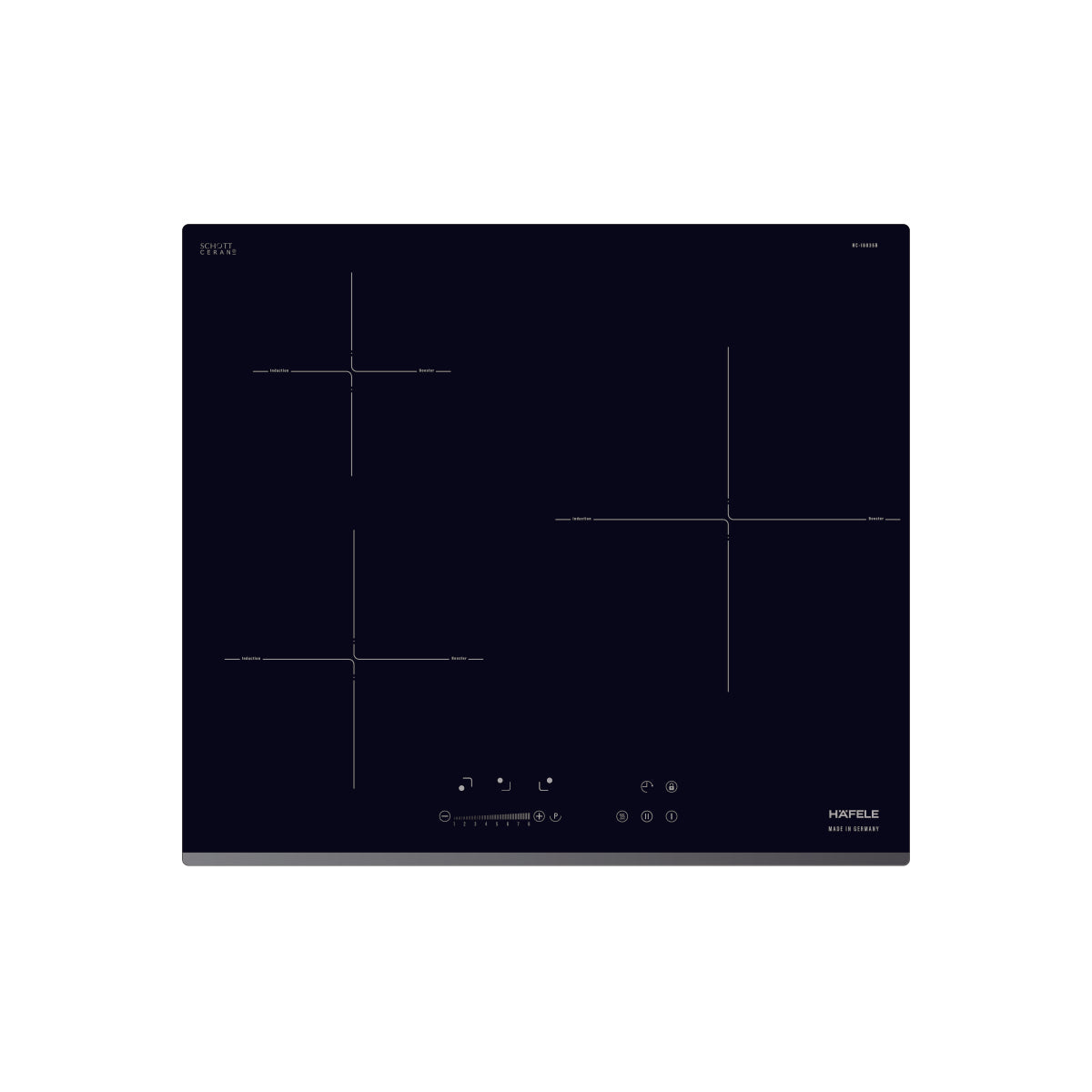 Bếp từ 3 vùng nấu Hafele HC-I6035B