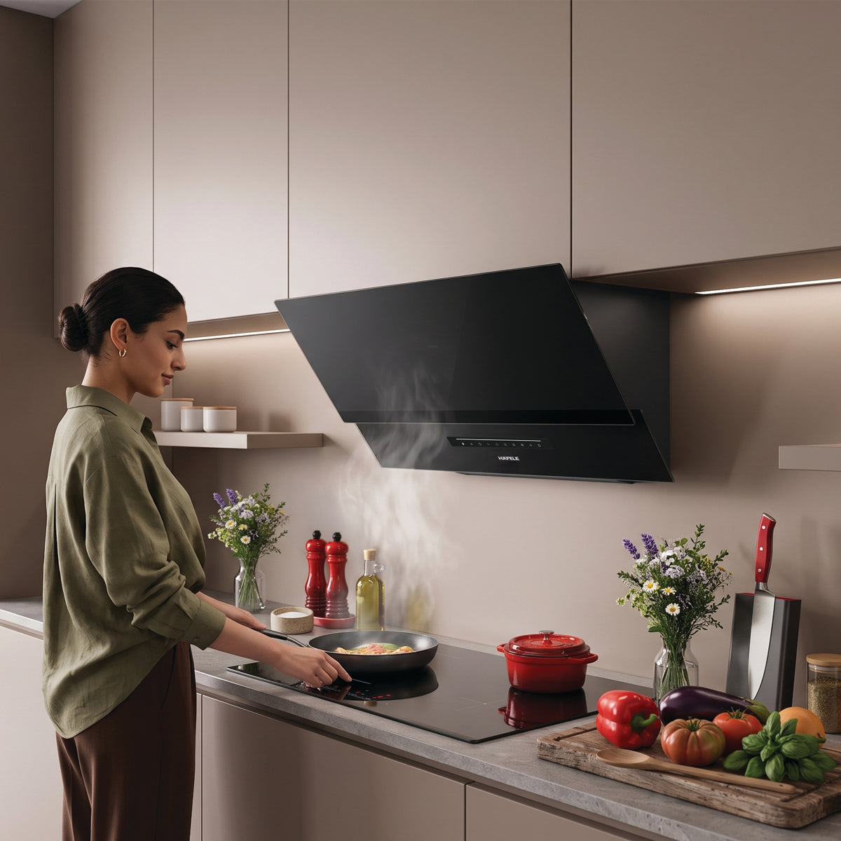 Máy hút mùi gắn tường Hafele HC-H902WB
