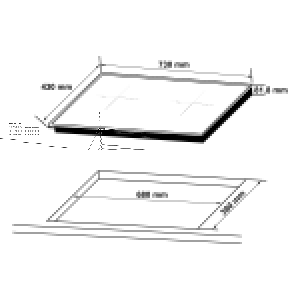Bếp từ 2 vùng nấu Hafele HC-I7365B