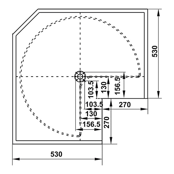 Bộ rổ góc xoay 270 độ Hafele - Mezzo