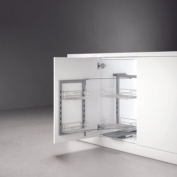 Rổ tủ đồ khô cánh mở xoay 2 tầng Hafele - DOLCE