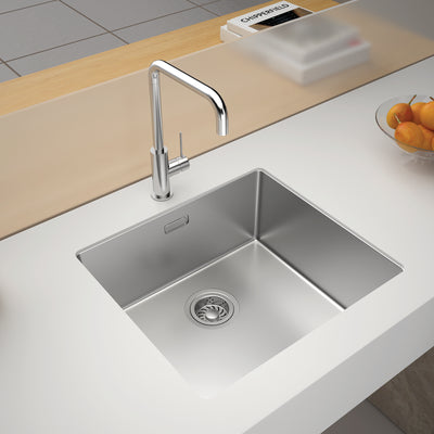 Chậu bếp Inox Hafele Satin R10 HS24-SSN1S-490