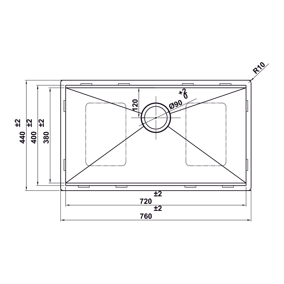 Chậu Inox Hafele WS R0 HS24-SSN1S-7644
