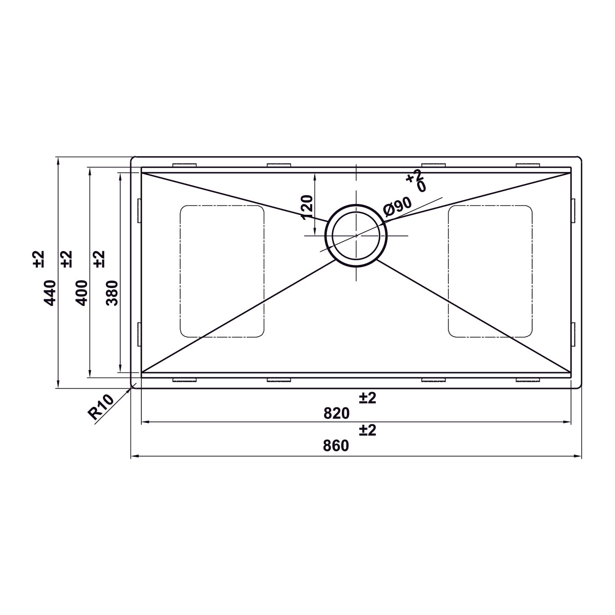 Chậu Inox Hafele WS R0 HS24-SSN1S-8644