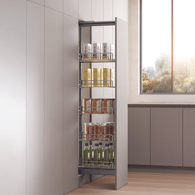 Tủ đồ khô cánh kéo Hafele - Nan ovan Inox 304