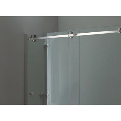 Bộ phụ kiện Hafele với ray trượt 2000 mm - Bộ cửa trượt phòng tắm kính (vuông)