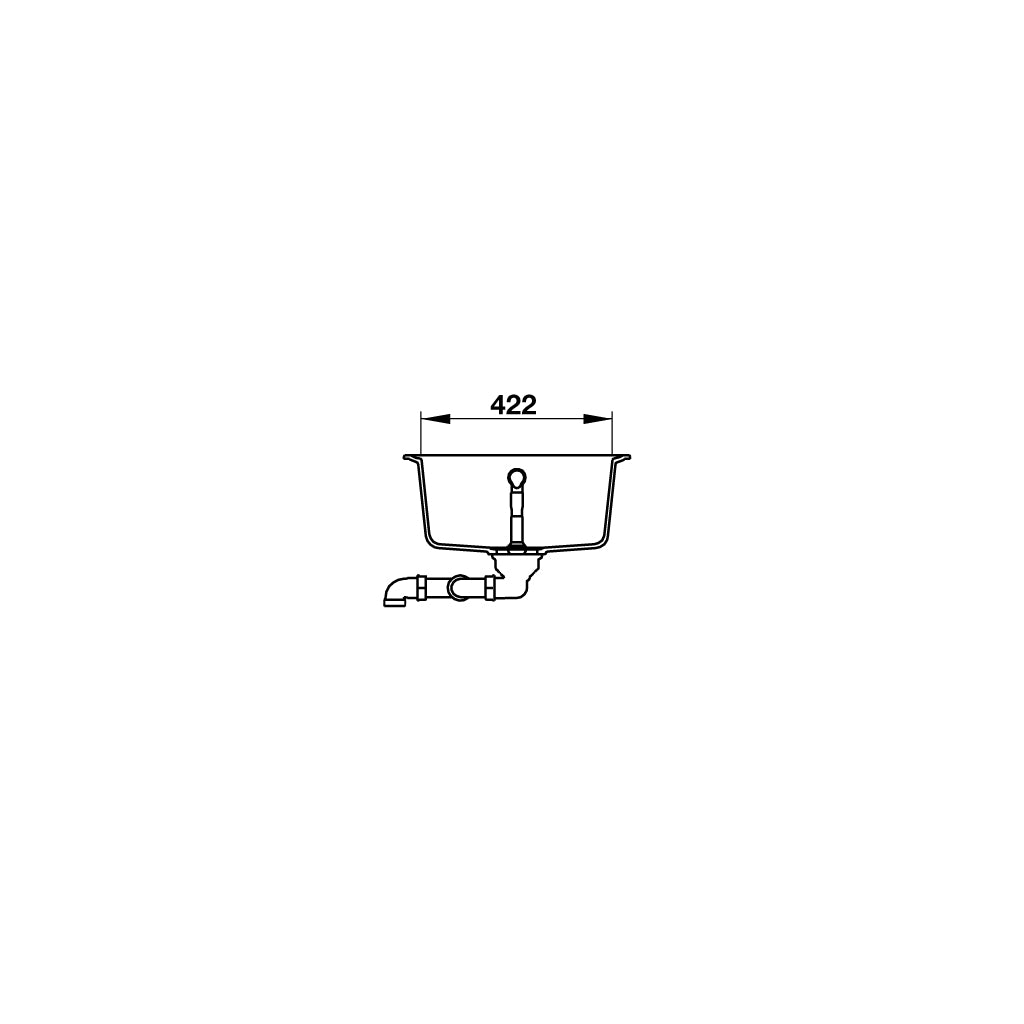 Chậu Granstone Hafele HS18-GED2R80