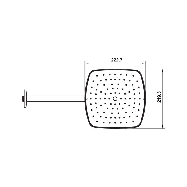 Sen đầu gắn tường Hafele - New Mysterious 219S