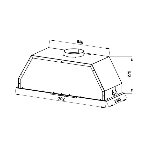 Máy hút mùi âm tủ Hafele HH-BI79A