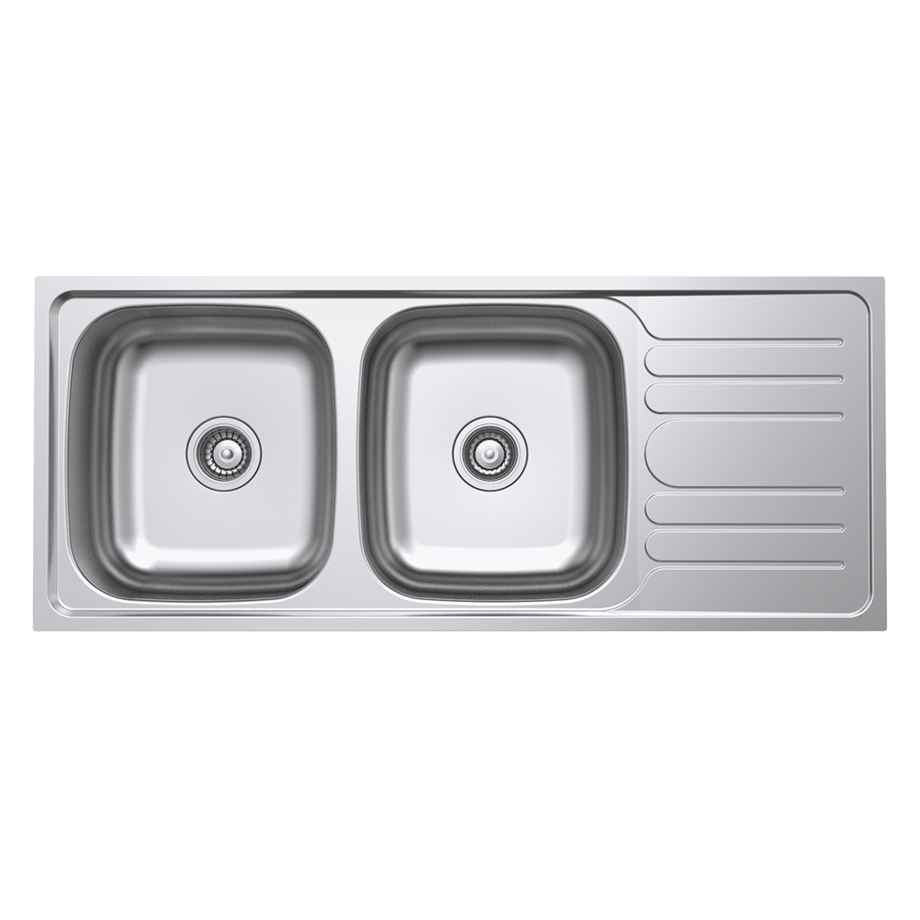 Chậu Inox Hafele HS20-SSD2R90