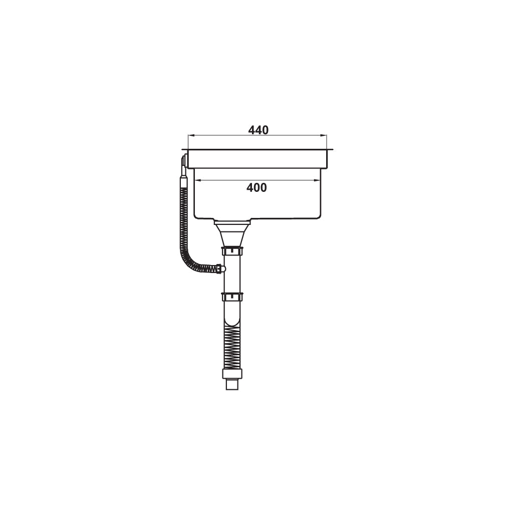 Chậu inox Häfele HS21-SSD2S90M