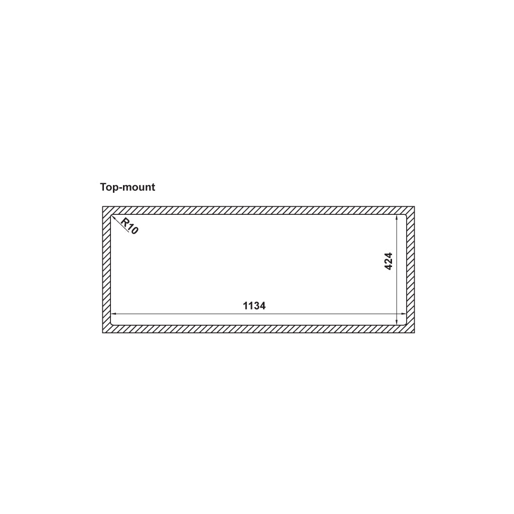 Chậu Inox Hafele HS21-SSD2S90L